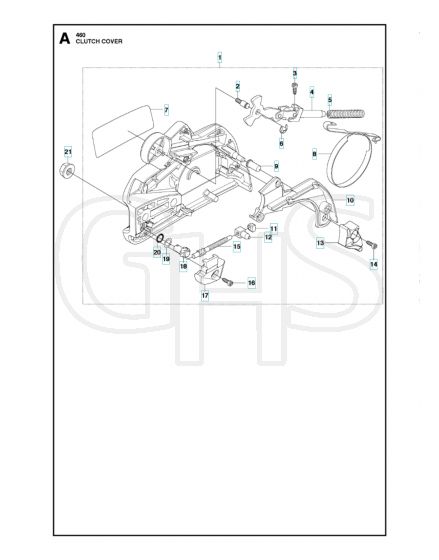 Husqvarna 461 - Clutch Cover