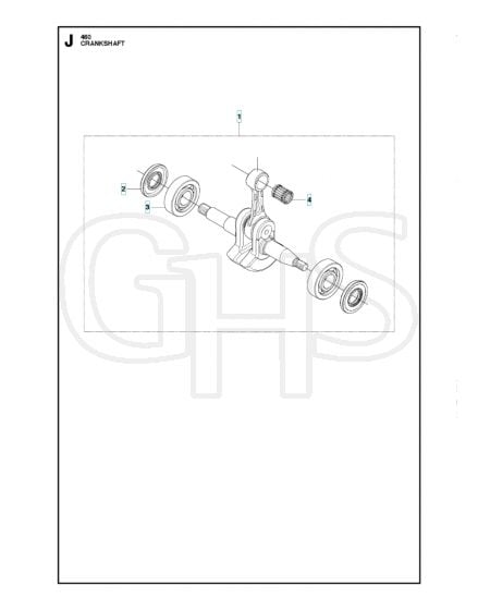 Husqvarna 461 - Crankshaft