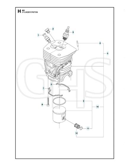 Husqvarna 461 - Cylinder Piston