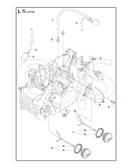 Husqvarna 461 - Fuel System