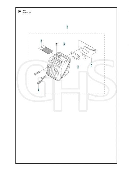 Husqvarna 461 - Muffler