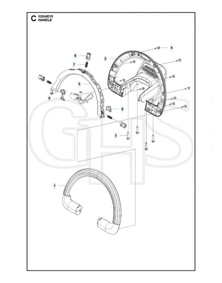 Husqvarna 520IHD70 - Handle