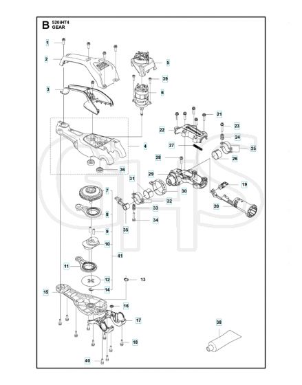 Husqvarna 520IHT4 - Gear Housing