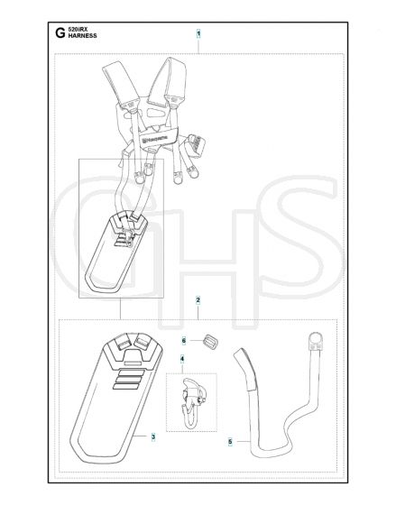 Husqvarna 520iRX - Harness