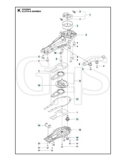 Husqvarna 522HD60X - Gear Housing