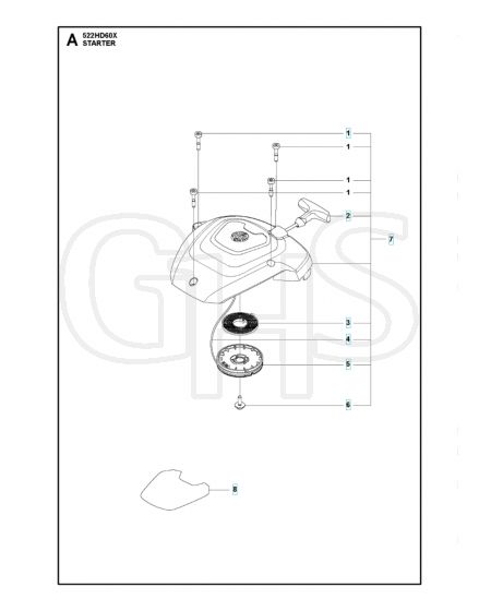 Husqvarna 522HD60X - Starter