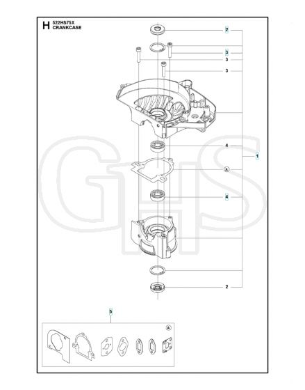 Husqvarna 522HS75X - Crankcase