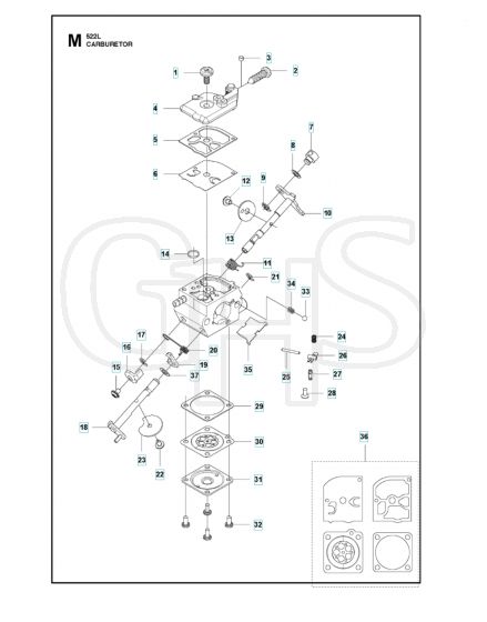 Husqvarna 522L - Carburetor
