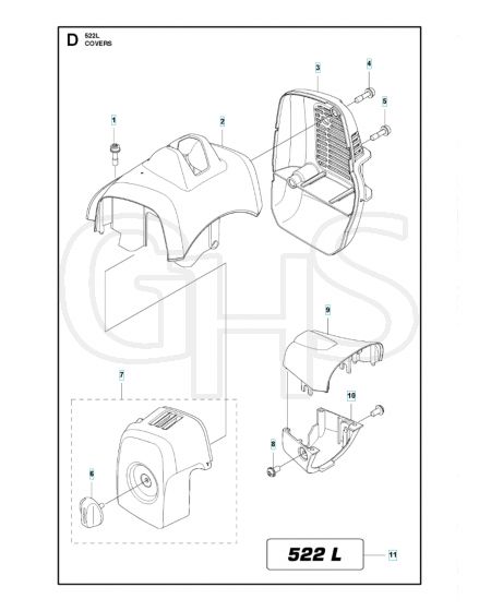 Husqvarna 522L - Cover