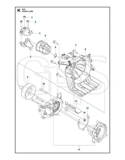 Husqvarna 522L - Crankcase