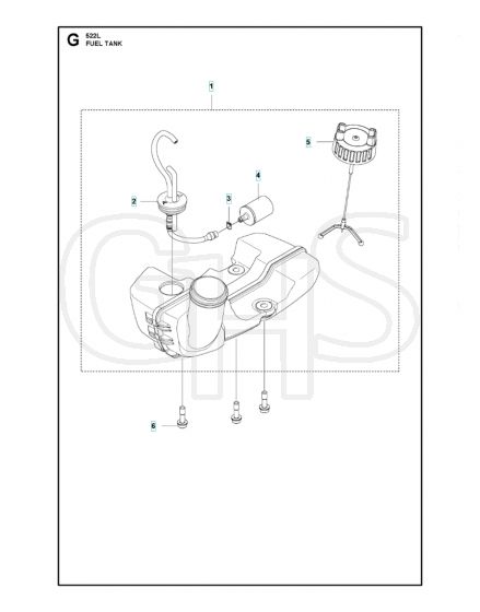 Husqvarna 522L - Fuel Tank
