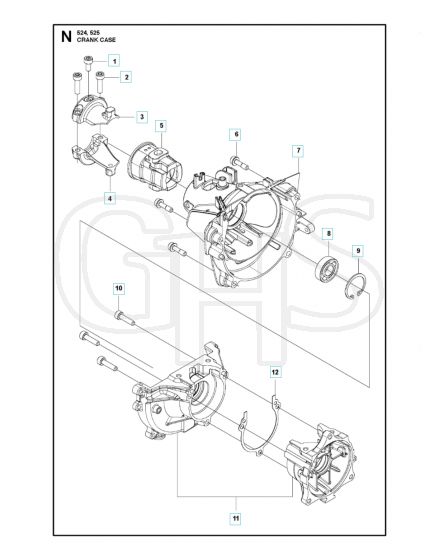 Husqvarna 524L - Crankcase