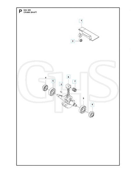 Husqvarna 524L - Crankshaft