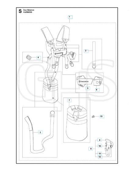 Husqvarna 524L - Harness