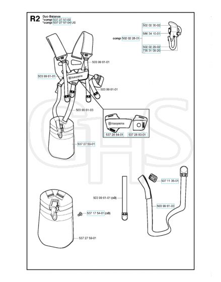 Husqvarna 524Lk - Harness