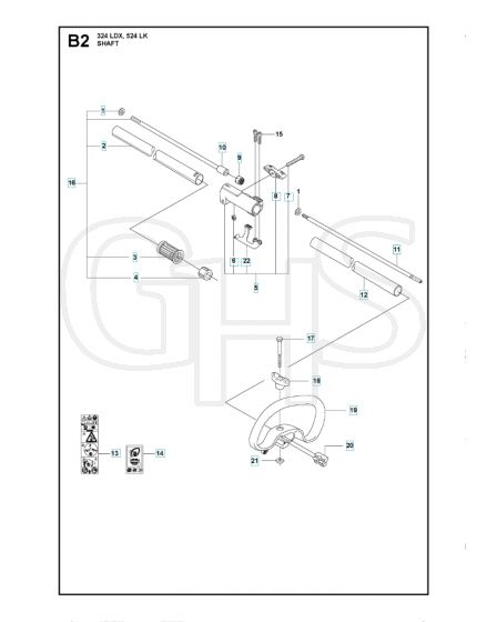 Husqvarna 524Lk - Shaft & Handle