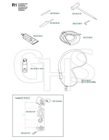 Husqvarna 524R - Accessories