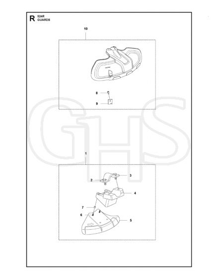 Husqvarna 524R - Guards