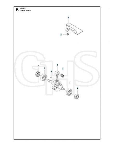 Husqvarna 525Ecs - Crankshaft