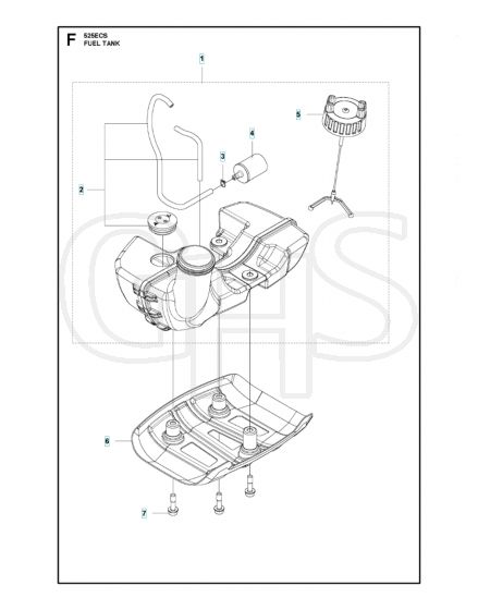 Husqvarna 525Ecs - Fuel Tank