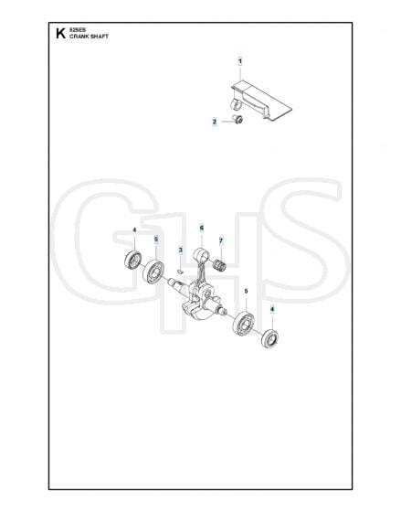 Husqvarna 525Es - Crankshaft