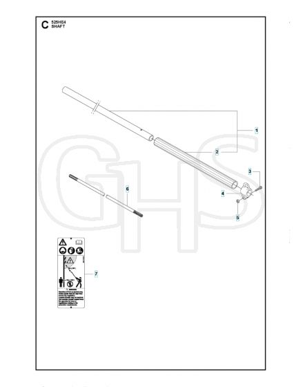 Husqvarna 525HE4 - Shaft