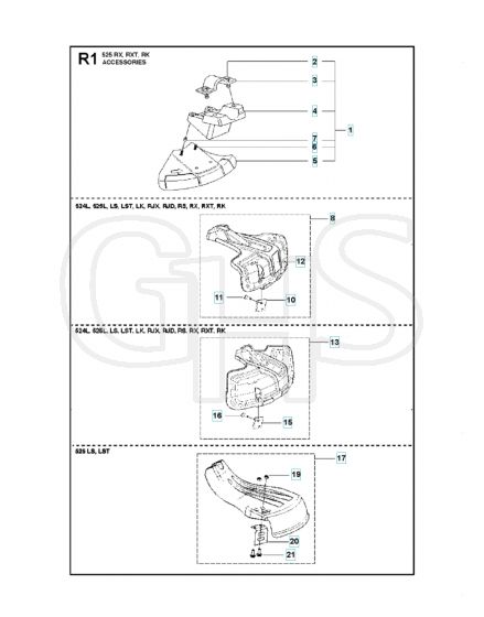 Husqvarna 525LS - Accessories