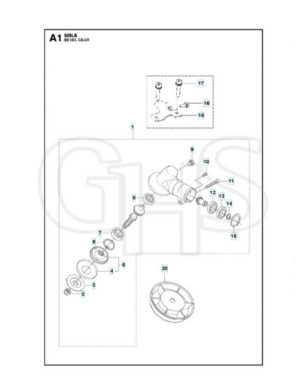 Husqvarna 525LS - Bevel Gear