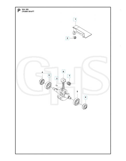 Husqvarna 525LST - Crankshaft