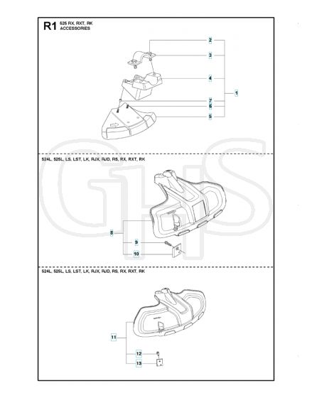 Husqvarna 525RJD - Accessories