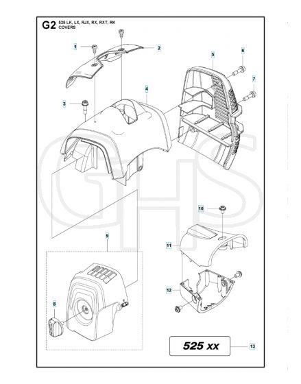 Husqvarna 525RK - Cover