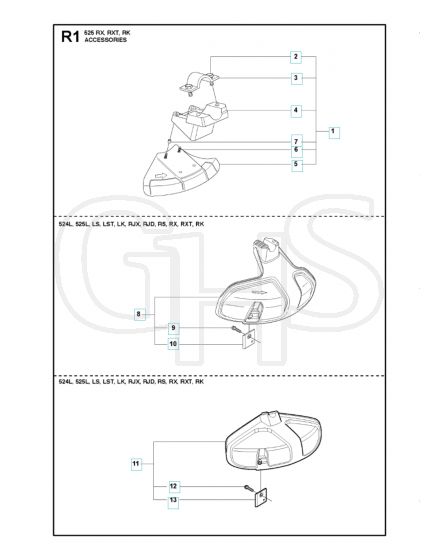 Husqvarna 525RS - Accessories