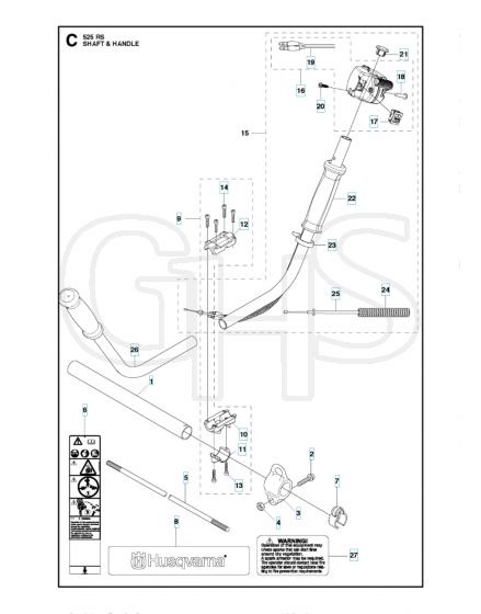 Husqvarna 525RS - Shaft 2