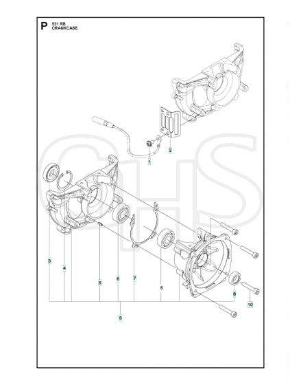 Husqvarna 531RB - Crankcase