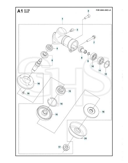 Husqvarna 531RB - Gears