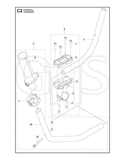 Husqvarna 531RS - Handle