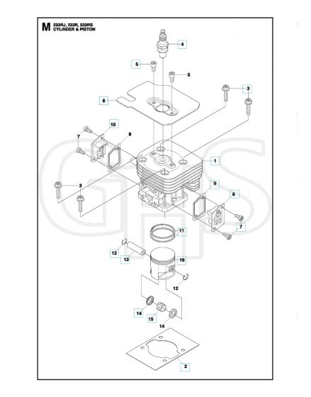 Husqvarna 533RS - Cylinder Piston