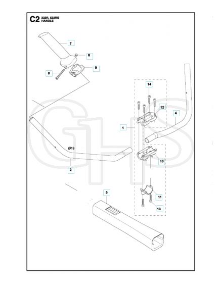 Husqvarna 533RS - Handle