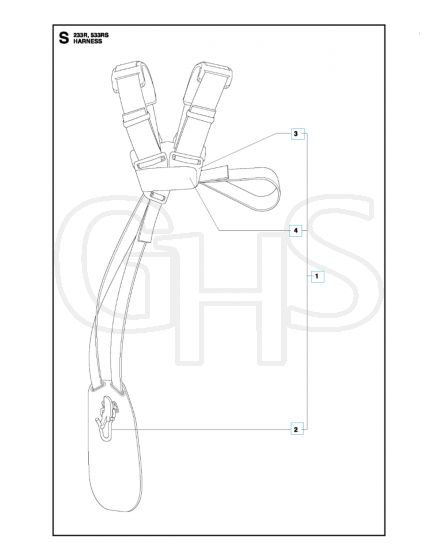 Husqvarna 533RS - Harness