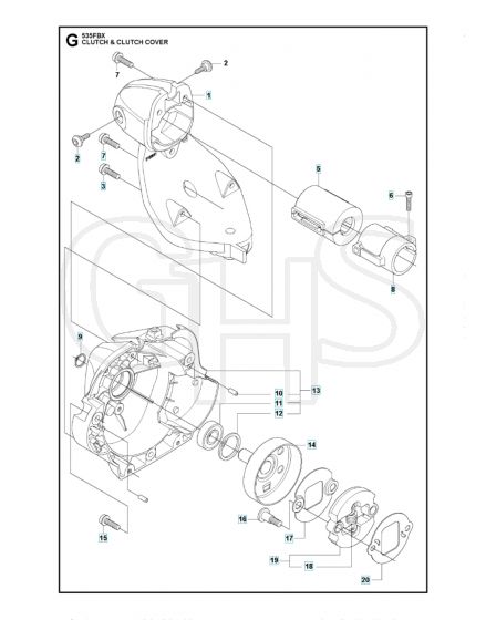 Husqvarna 535FBx - Clutch Cover