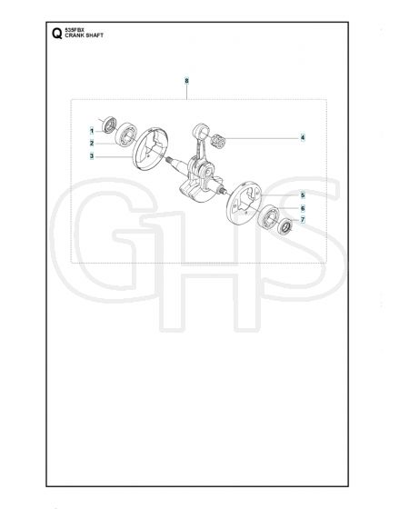 Husqvarna 535FBx - Crankshaft