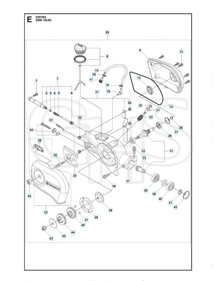 Husqvarna 535FBx - Saw Head