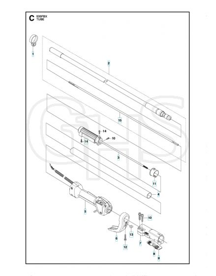 Husqvarna 535FBx - Tube