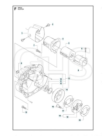 Husqvarna 535Lk - Clutch