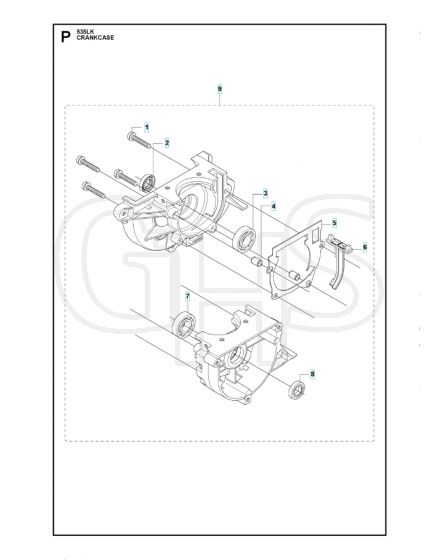 Husqvarna 535Lk - Crankcase