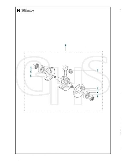 Husqvarna 535Lk - Crankshaft