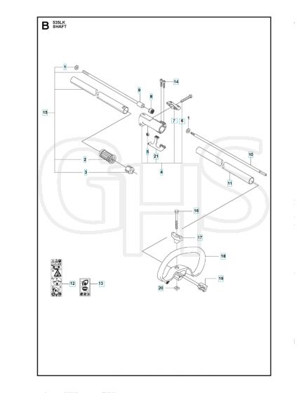 Husqvarna 535Lk - Shaft