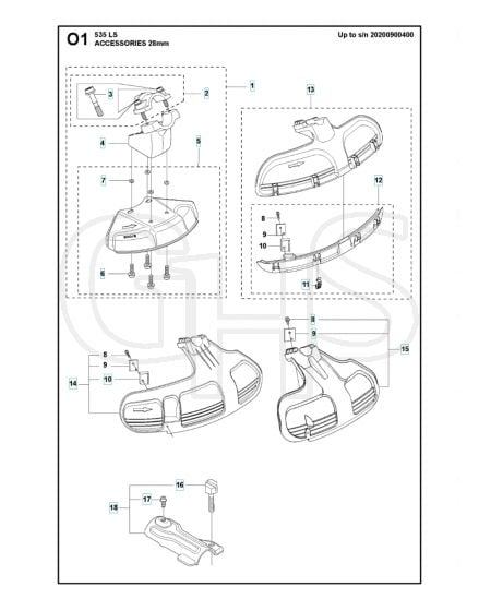 Husqvarna 535LS - Accessories