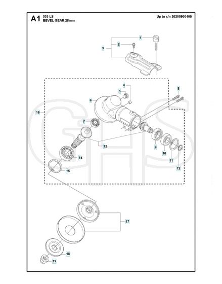 Husqvarna 535LS - Bevel Gear