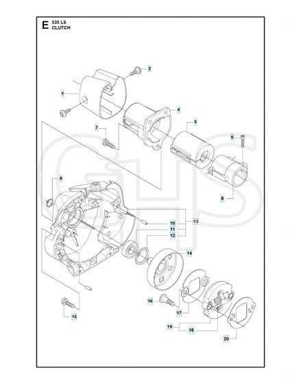 Husqvarna 535LS - Clutch